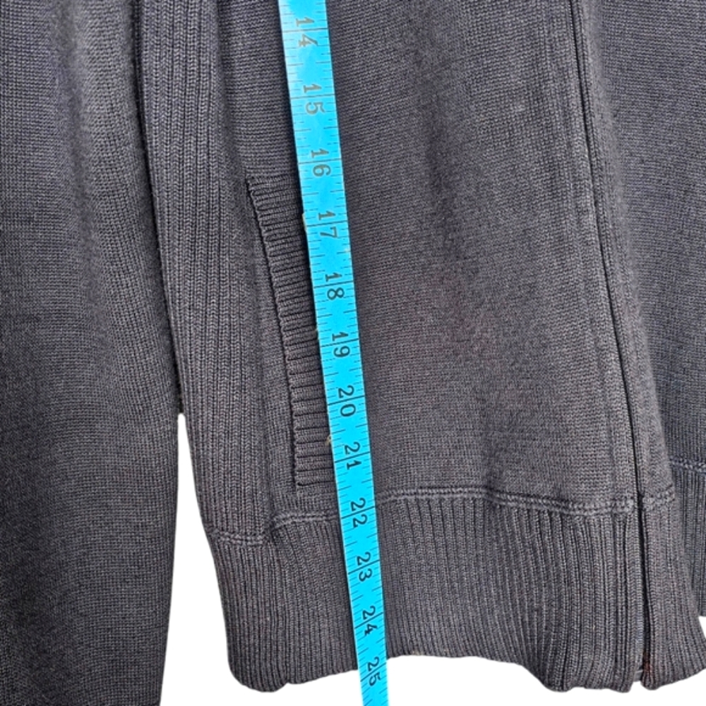 Pendleton Full Zip Navy Elbow Patch Plaid Hooded … - image 7